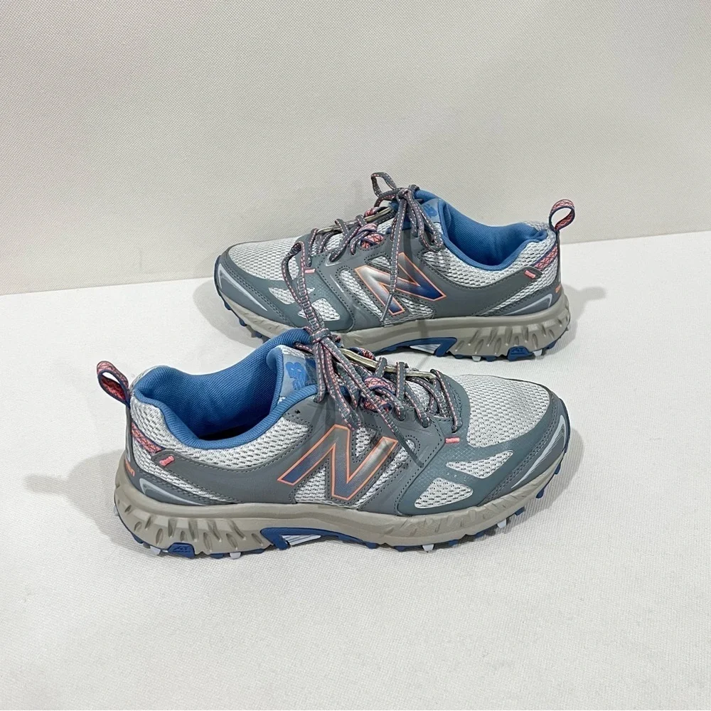 New Balance Unisex W,9 M, 7.5 Grey Blue Trail Running Sneaker Shoes All Terrain
